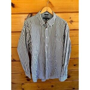 Tommy Hilfiger Men’s Button 80’s ply fabric Down Shirt XL
